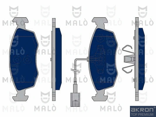 Brake Pad Set, disc brake (1050158)