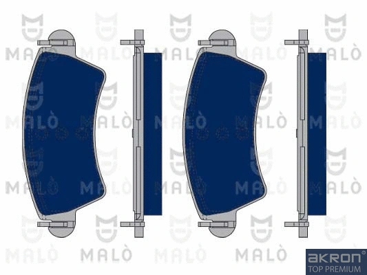 Brake Pad Set, disc brake (1050174)