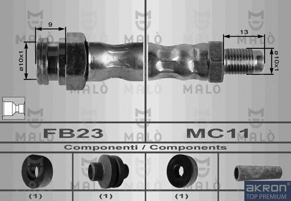 Brake Hose (8696)