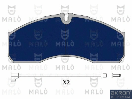 Brake Pad Set, disc brake (1050617)
