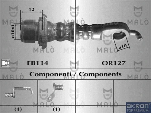 Brake Hose (80887)