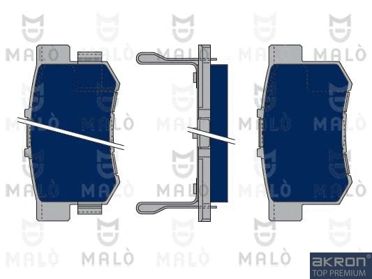 Brake Pad Set, disc brake (1050048)