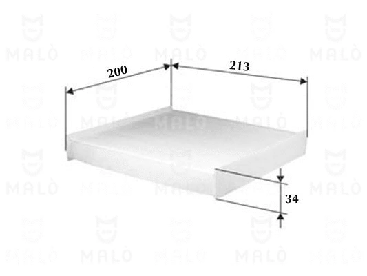 Filter, cabin air (1532051)
