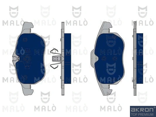 Brake Pad Set, disc brake (1050127)