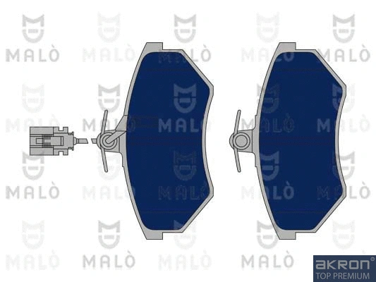 Brake Pad Set, disc brake (1050863)