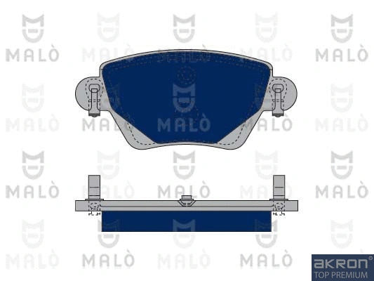 Brake Pad Set, disc brake (1050081)
