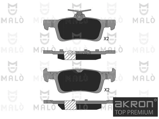 Brake Pad Set, disc brake (1051366)