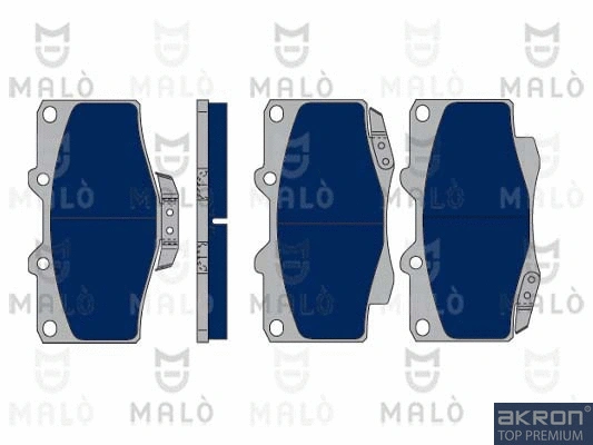 Brake Pad Set, disc brake (1050165)
