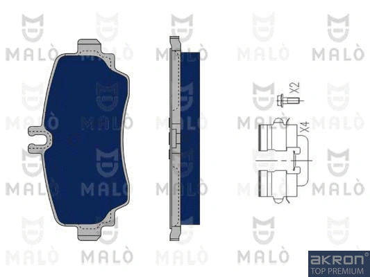 Brake Pad Set, disc brake (1050393)