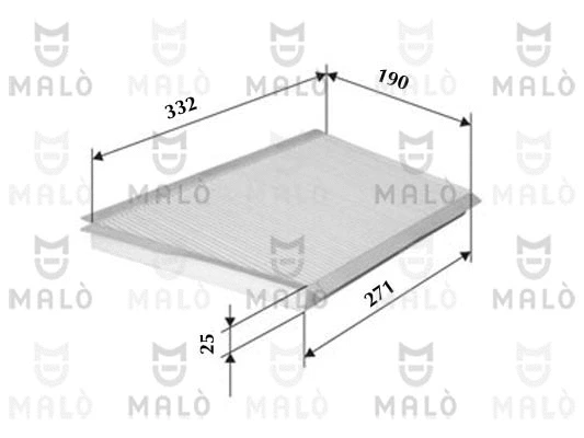 Filter, cabin air (1530661)