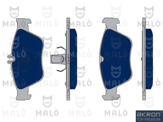 Brake Pad Set, disc brake (1050322)