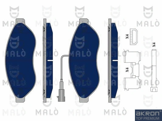 Brake Pad Set, disc brake (1050392)
