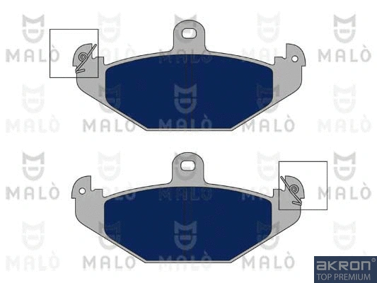 Brake Pad Set, disc brake (1050666)