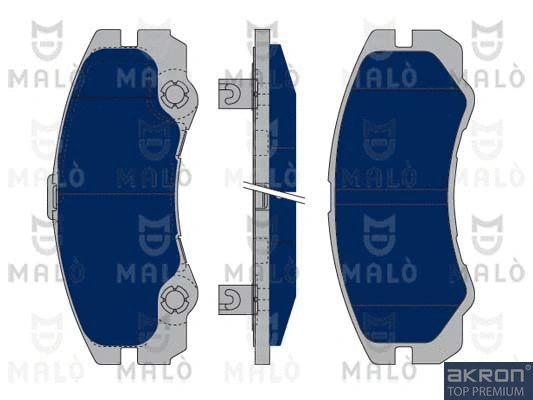 Brake Pad Set, disc brake (1050033)