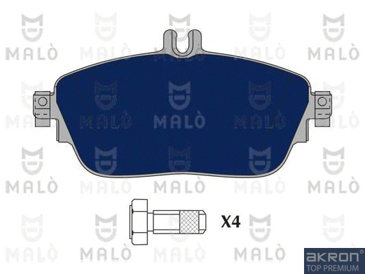 Brake Pad Set, disc brake (1050947)