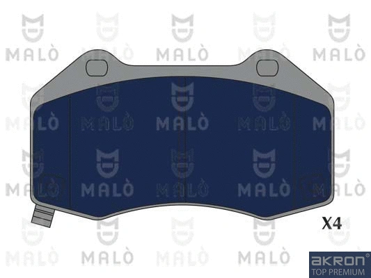 Brake Pad Set, disc brake (1051250)
