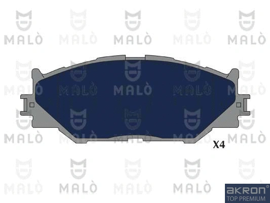 Brake Pad Set, disc brake (1051326)