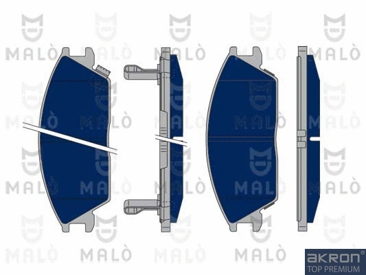 Brake Pad Set, disc brake (1050311)