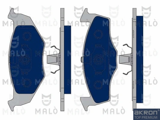 Brake Pad Set, disc brake (1050091)
