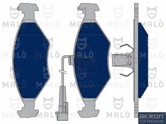Brake Pad Set, disc brake (1050072)