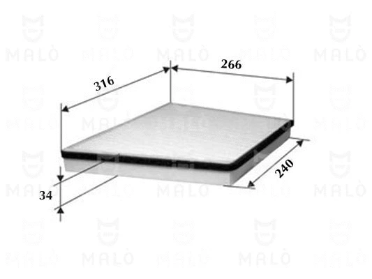 Filter, cabin air (1530931)