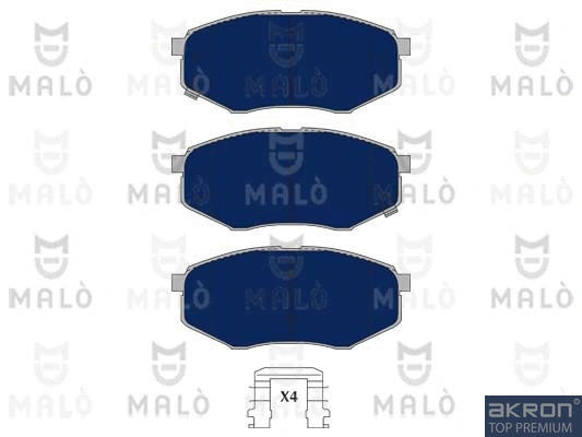 Brake Pad Set, disc brake (1050965)