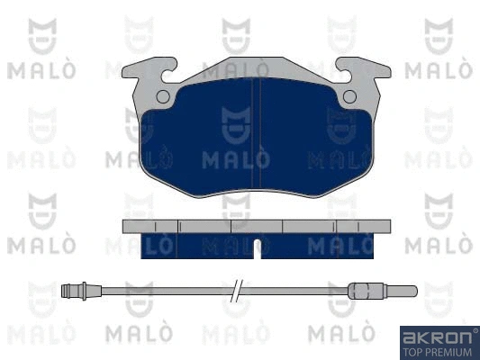 Brake Pad Set, disc brake (1050056)
