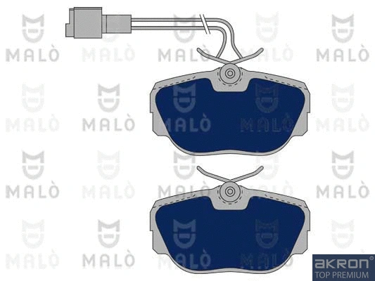 Brake Pad Set, disc brake (1050854)