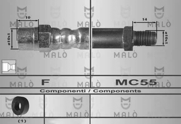 Brake Hose (80712)