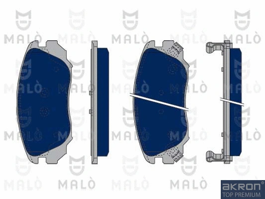 Brake Pad Set, disc brake (1050146)