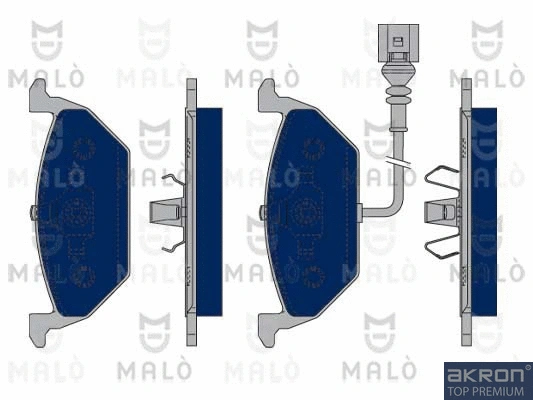 Brake Pad Set, disc brake (1050103)