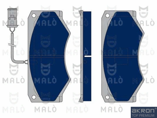 Brake Pad Set, disc brake (1050159)