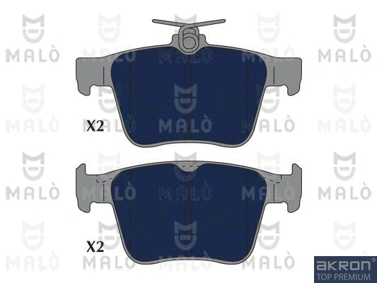 Brake Pad Set, disc brake (1051178)