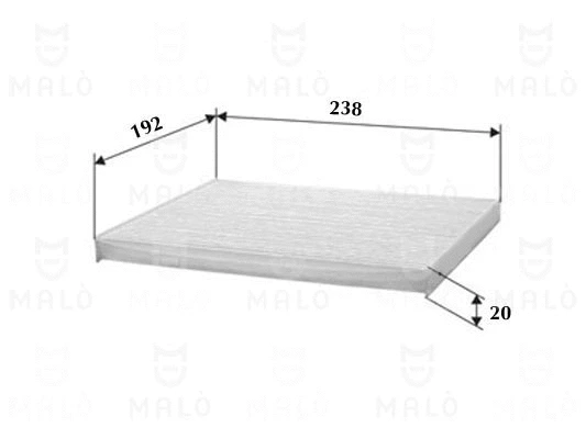 Filter, cabin air (1532141)