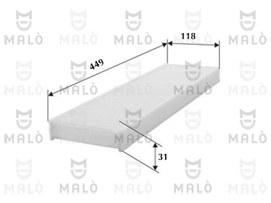 Filter, cabin air (1531471)