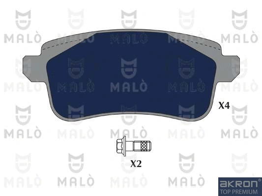 Brake Pad Set, disc brake (1051198)