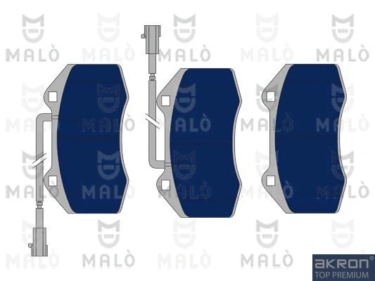 Brake Pad Set, disc brake (1050920)