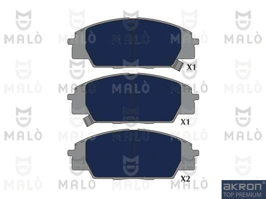 Brake Pad Set, disc brake (1051293)