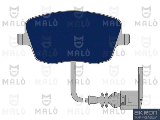 Brake Pad Set, disc brake (1050784)