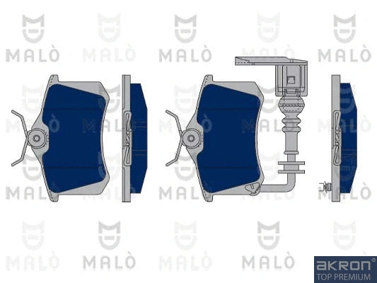 Brake Pad Set, disc brake (1050310)