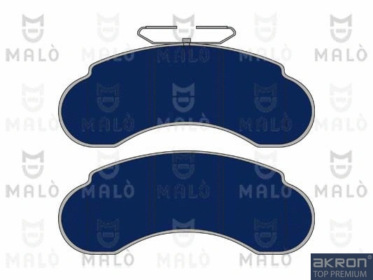 Brake Pad Set, disc brake (1050609)