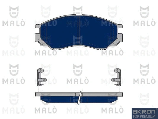 Brake Pad Set, disc brake (1050398)