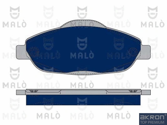Brake Pad Set, disc brake (1050253)