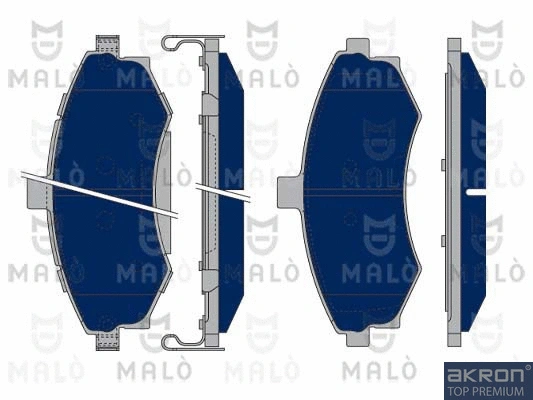 Brake Pad Set, disc brake (1050079)