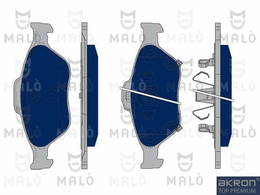 Brake Pad Set, disc brake (1050041)