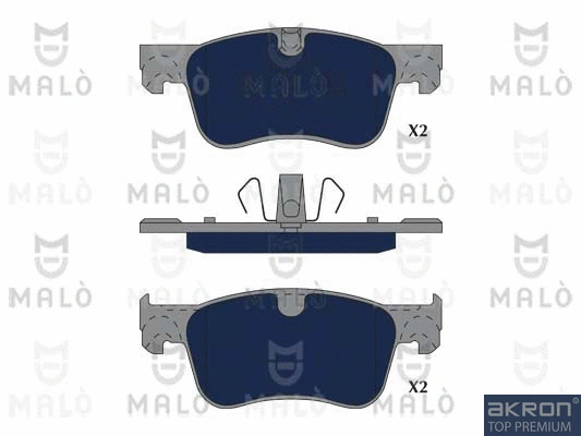 Brake Pad Set, disc brake (1051312)