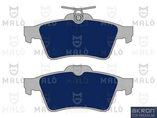 Brake Pad Set, disc brake (1050984)