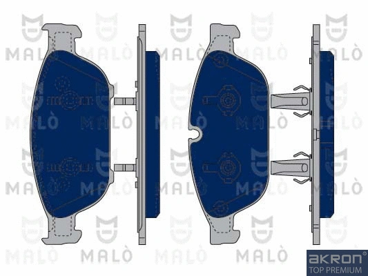 Brake Pad Set, disc brake (1050001)