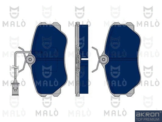 Brake Pad Set, disc brake (1050285)