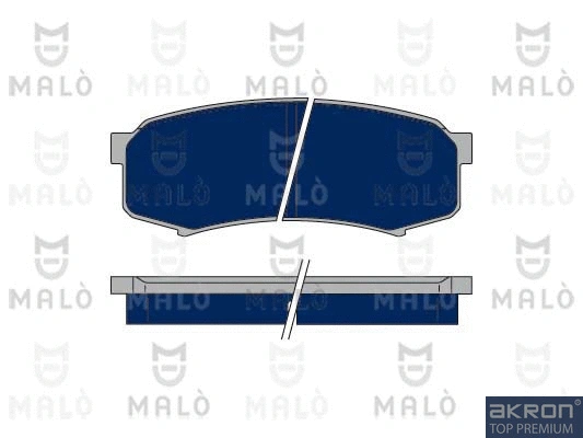 Brake Pad Set, disc brake (1050316)